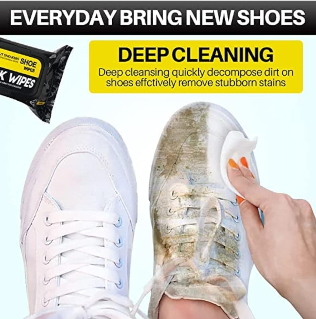 Shoe Shine Wipes – Instant Clean & Polish | Pack of 2 (160 Wipes)